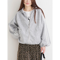 肩レースダンボールZIPパーカー