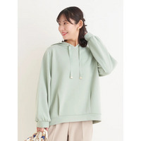 裾タックプルパーカー