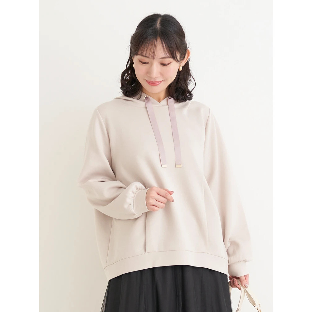 裾タックプルパーカー1