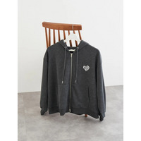 ピグメントハートロゴWZIPパーカー