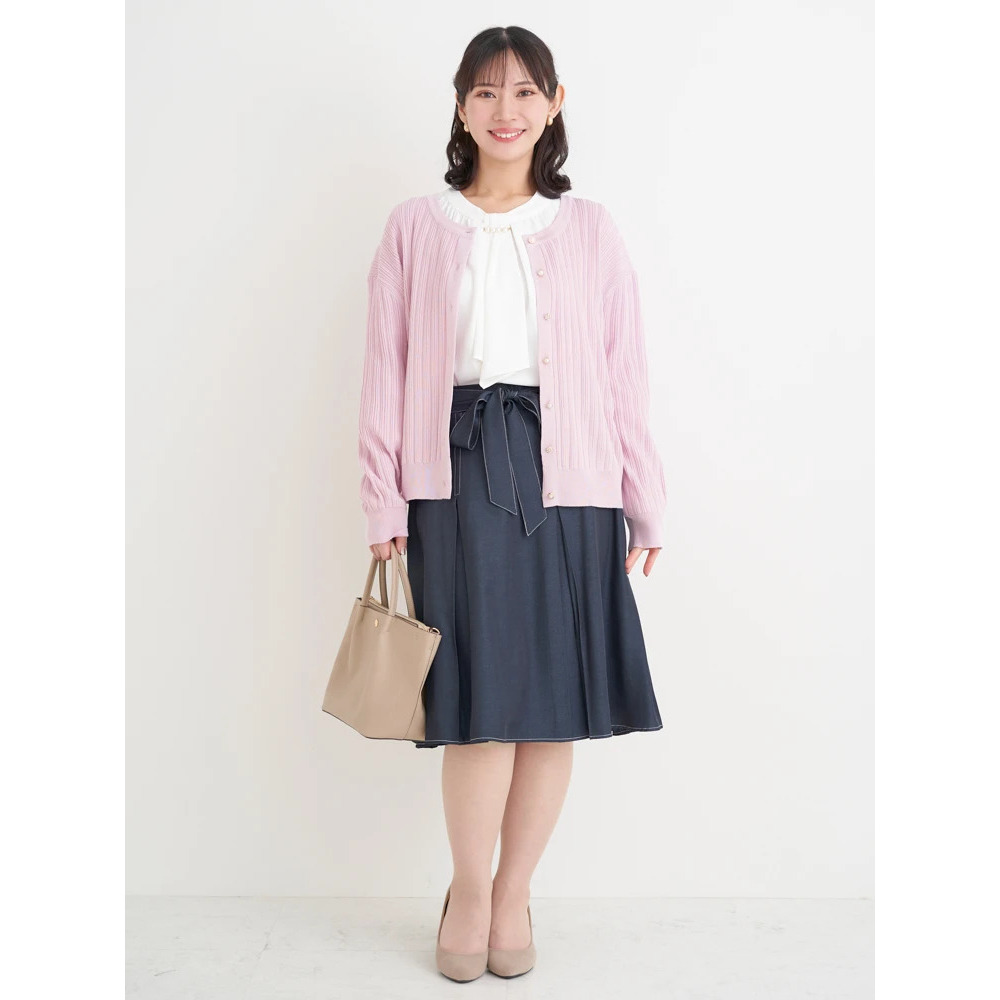 マルチパールボタンニットカーディガン10