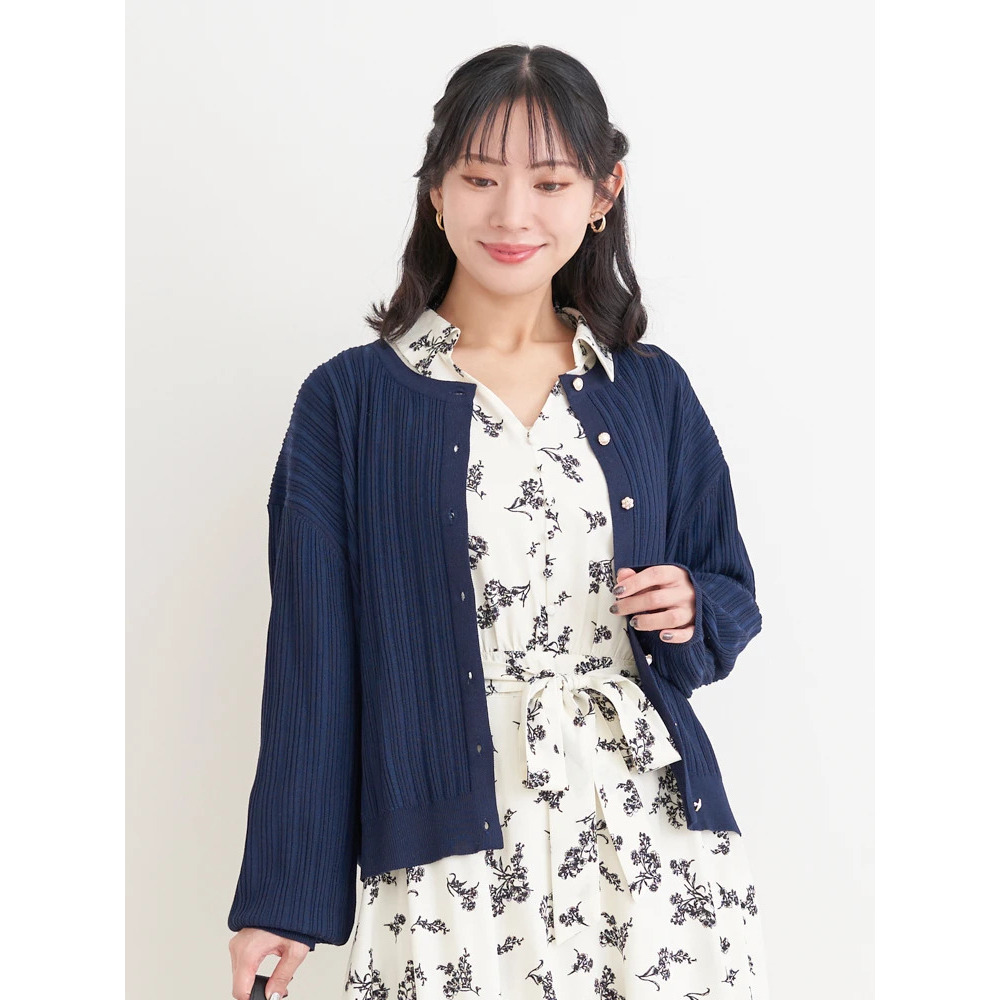 マルチパールボタンニットカーディガン12