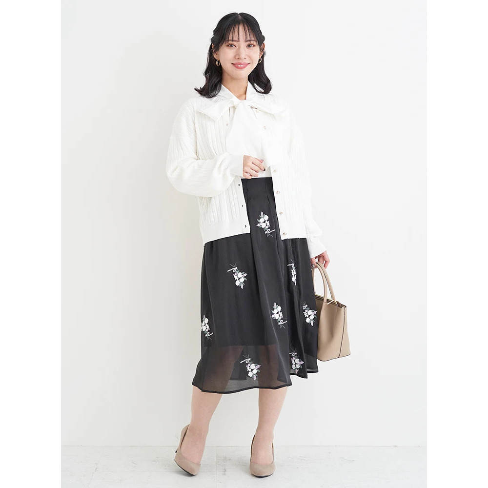 マルチパールボタンニットカーディガン19