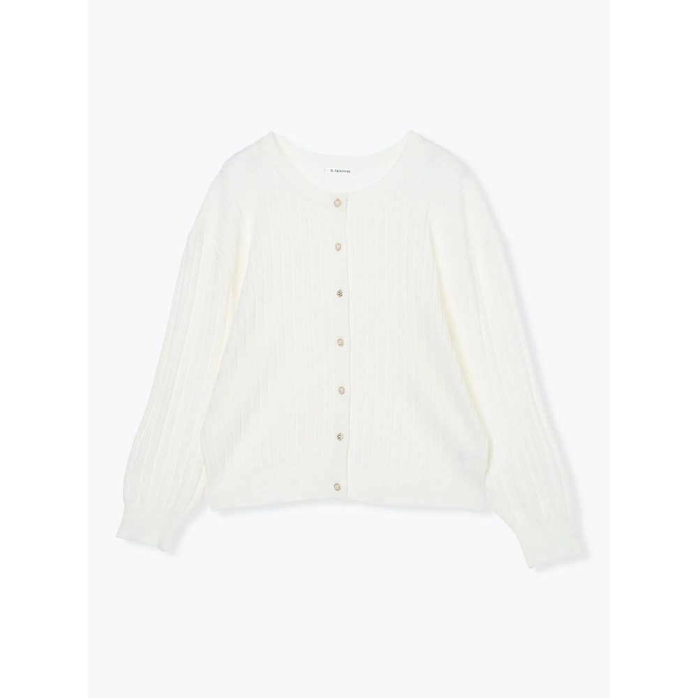 マルチパールボタンニットカーディガン22