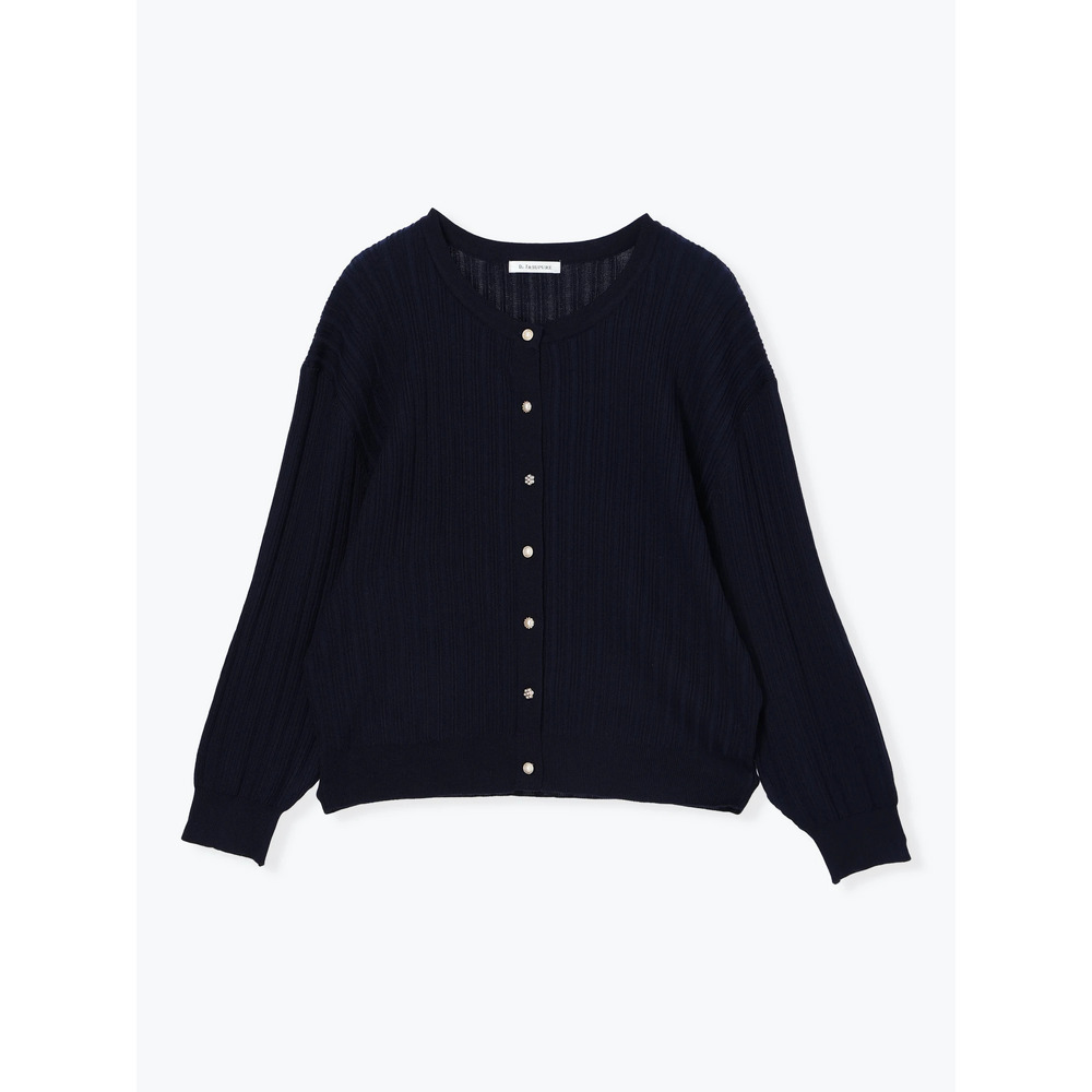 マルチパールボタンニットカーディガン23