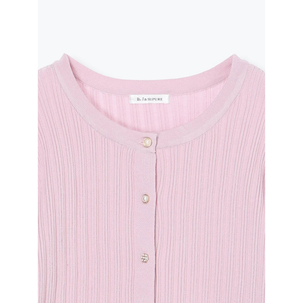 マルチパールボタンニットカーディガン26