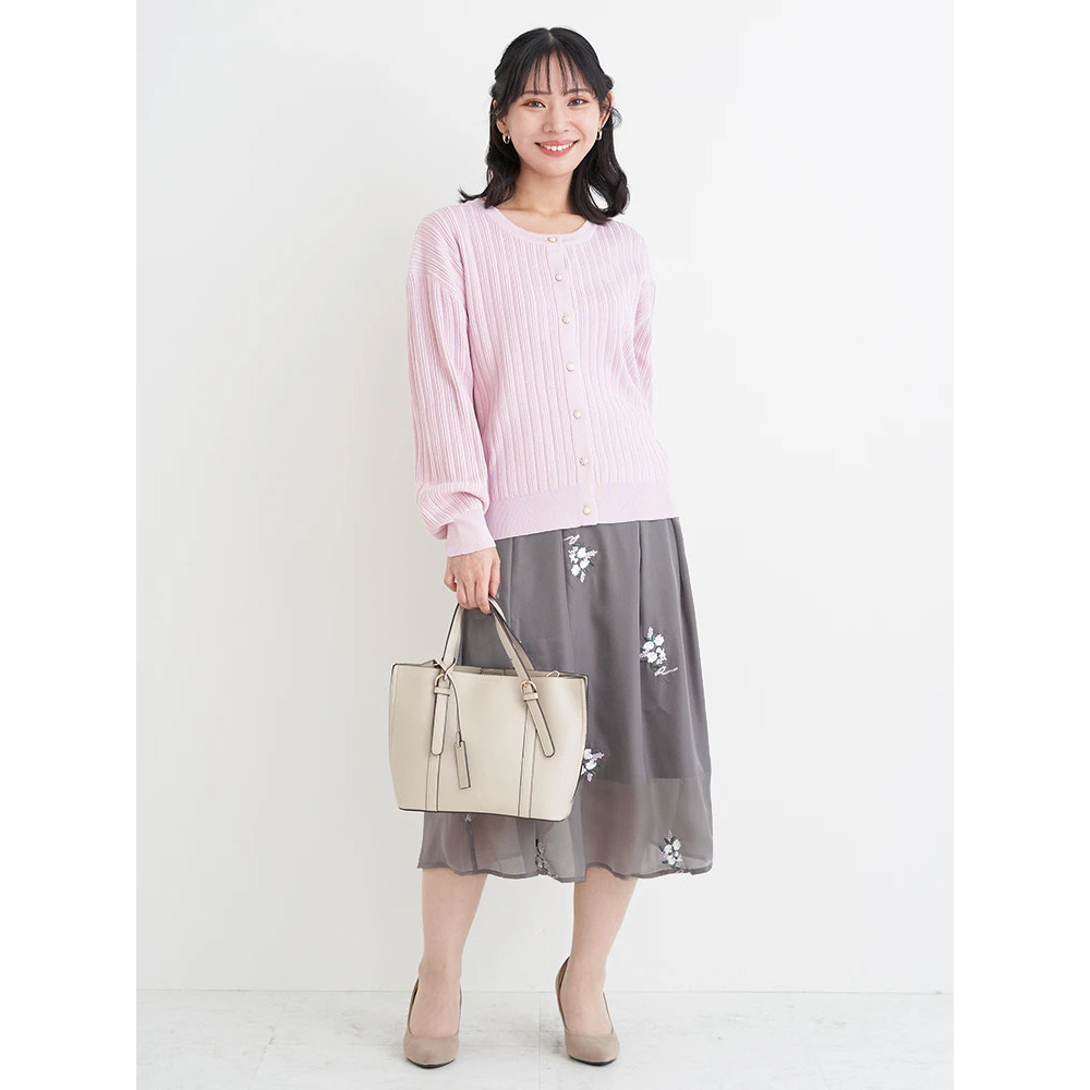 マルチパールボタンニットカーディガン5