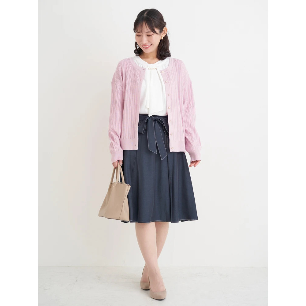 マルチパールボタンニットカーディガン9