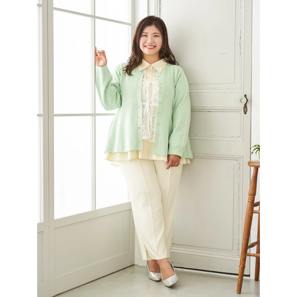 【Sasaki Mikiコラボ】ペプラムスポンディッシュニットカーディガン13