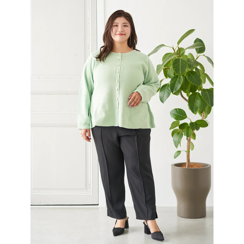 【Sasaki Mikiコラボ】ペプラムスポンディッシュニットカーディガン6