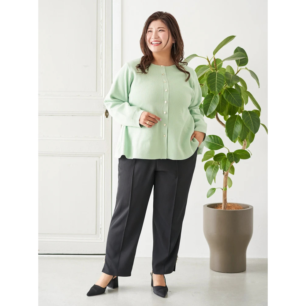 【Sasaki Mikiコラボ】ペプラムスポンディッシュニットカーディガン7