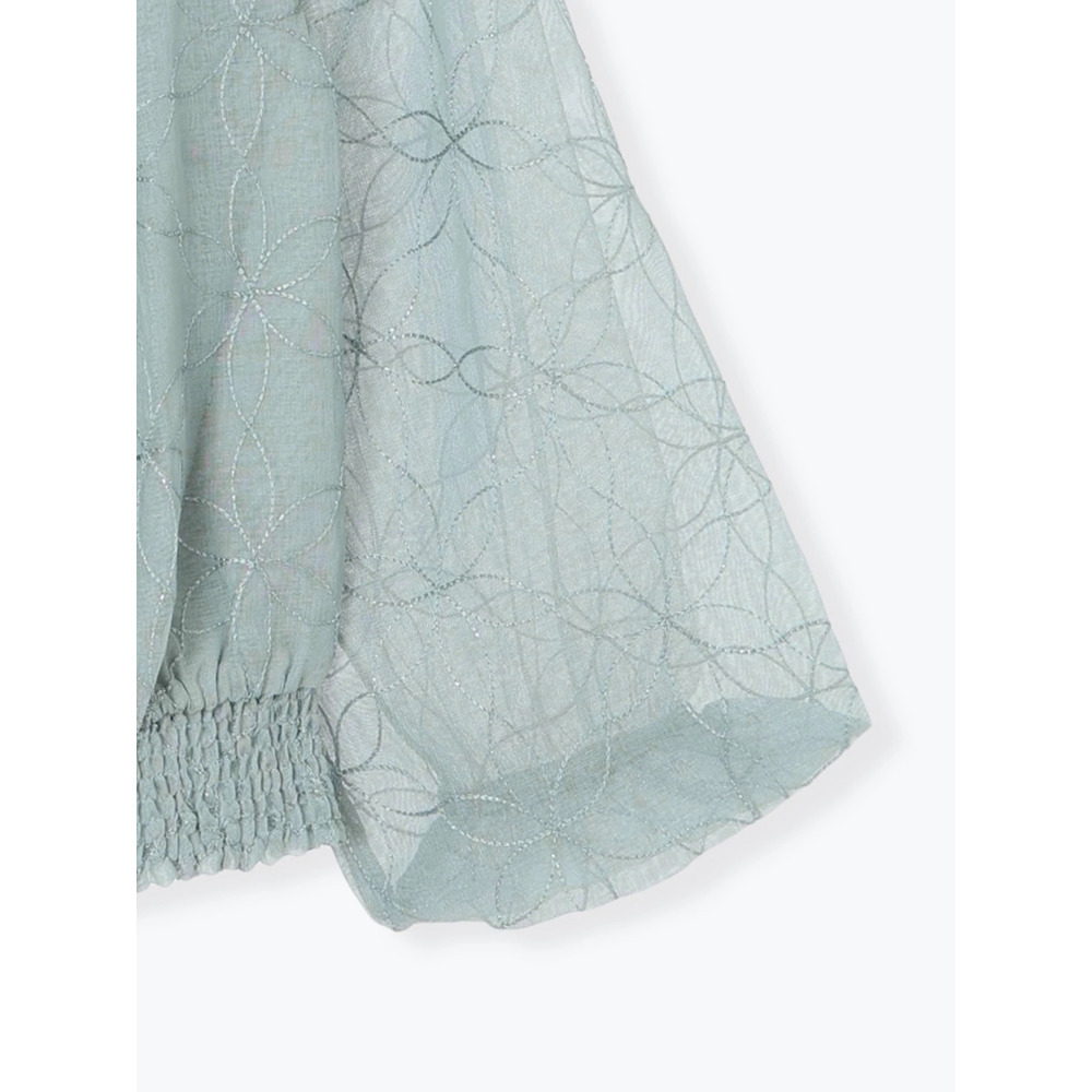 【WEB限定】フラワーラメ刺繍オフショルブラウス23