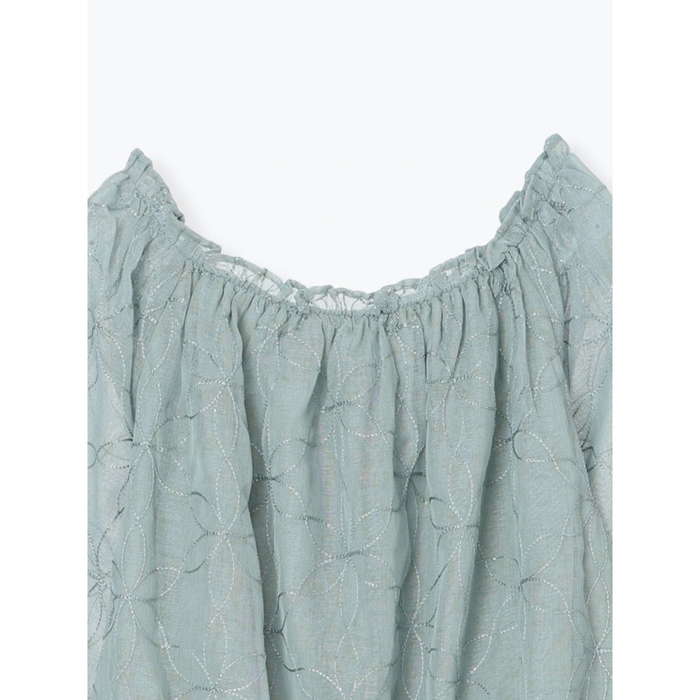 【WEB限定】フラワーラメ刺繍オフショルブラウス25