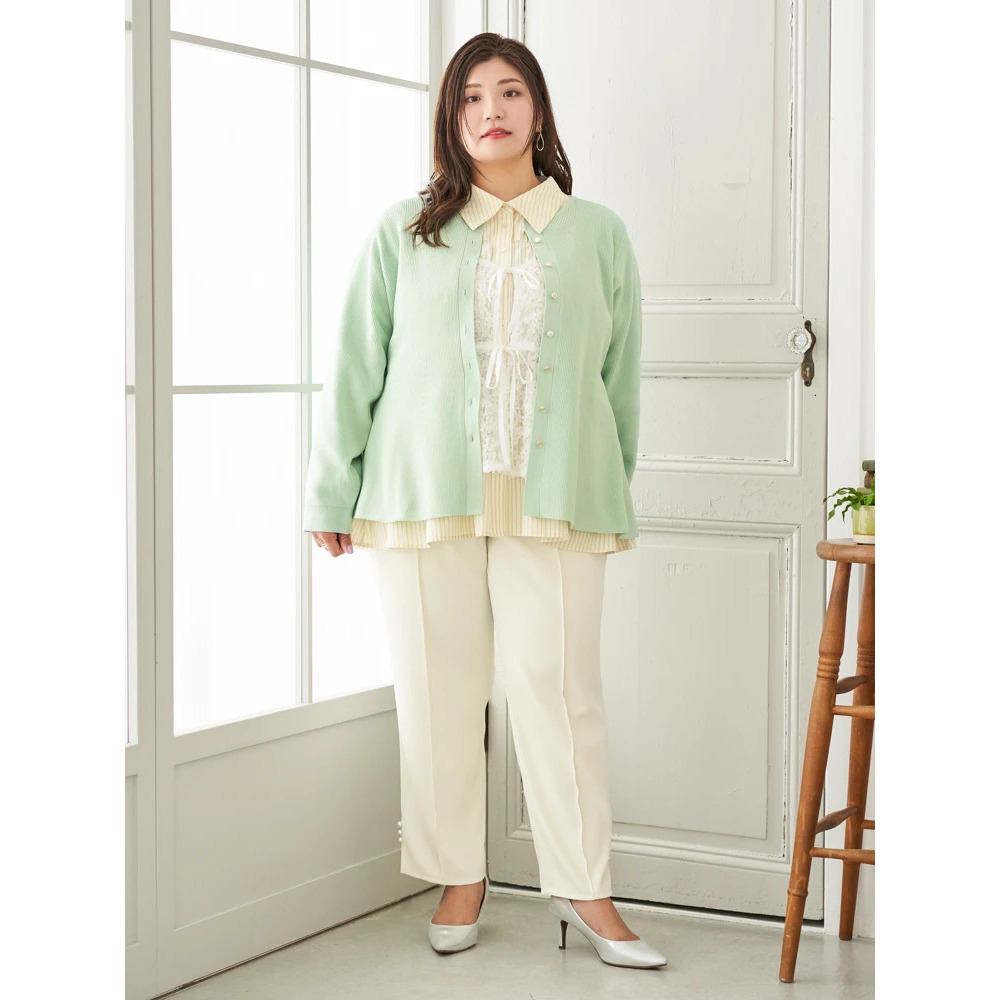 【Sasaki Mikiコラボ】ストライプシャーリングブラウス15