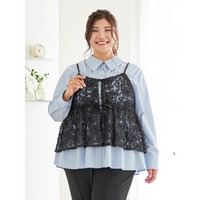 【Sasaki Mikiコラボ】[前後2WAY]レースリボンビスチェ