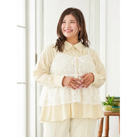 【Sasaki Mikiコラボ】[前後2WAY]レースリボンビスチェ