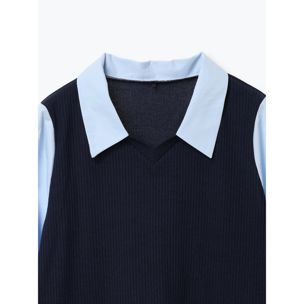 ベストドッキングプルオーバー(無地/ストライプ柄)28