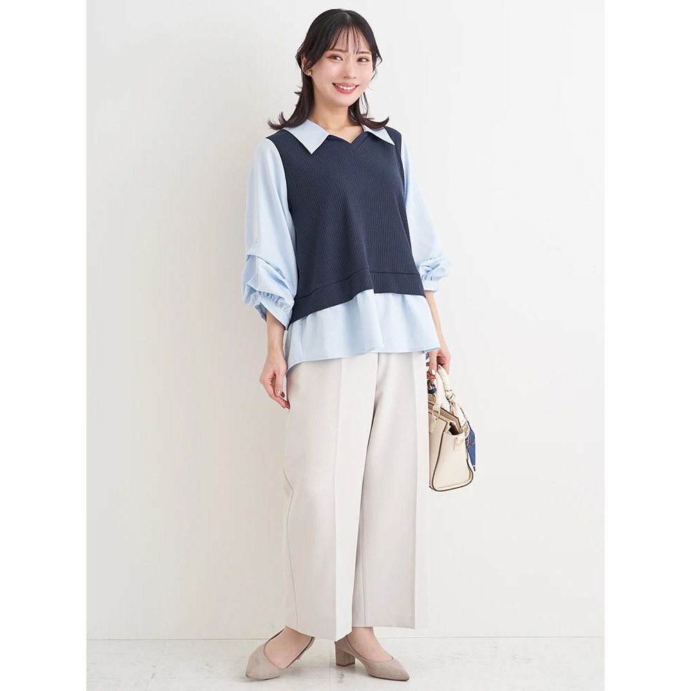 ベストドッキングプルオーバー(無地/ストライプ柄)6