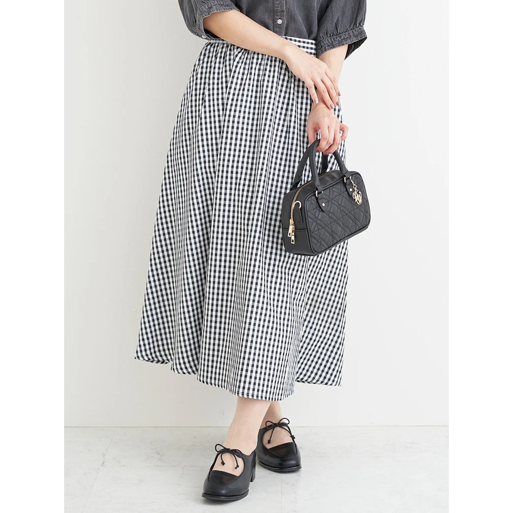 フレアスカート（ストライプ・ギンガムチェック）