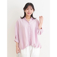 BACKレースアップ裾タックスキッパーシャツ