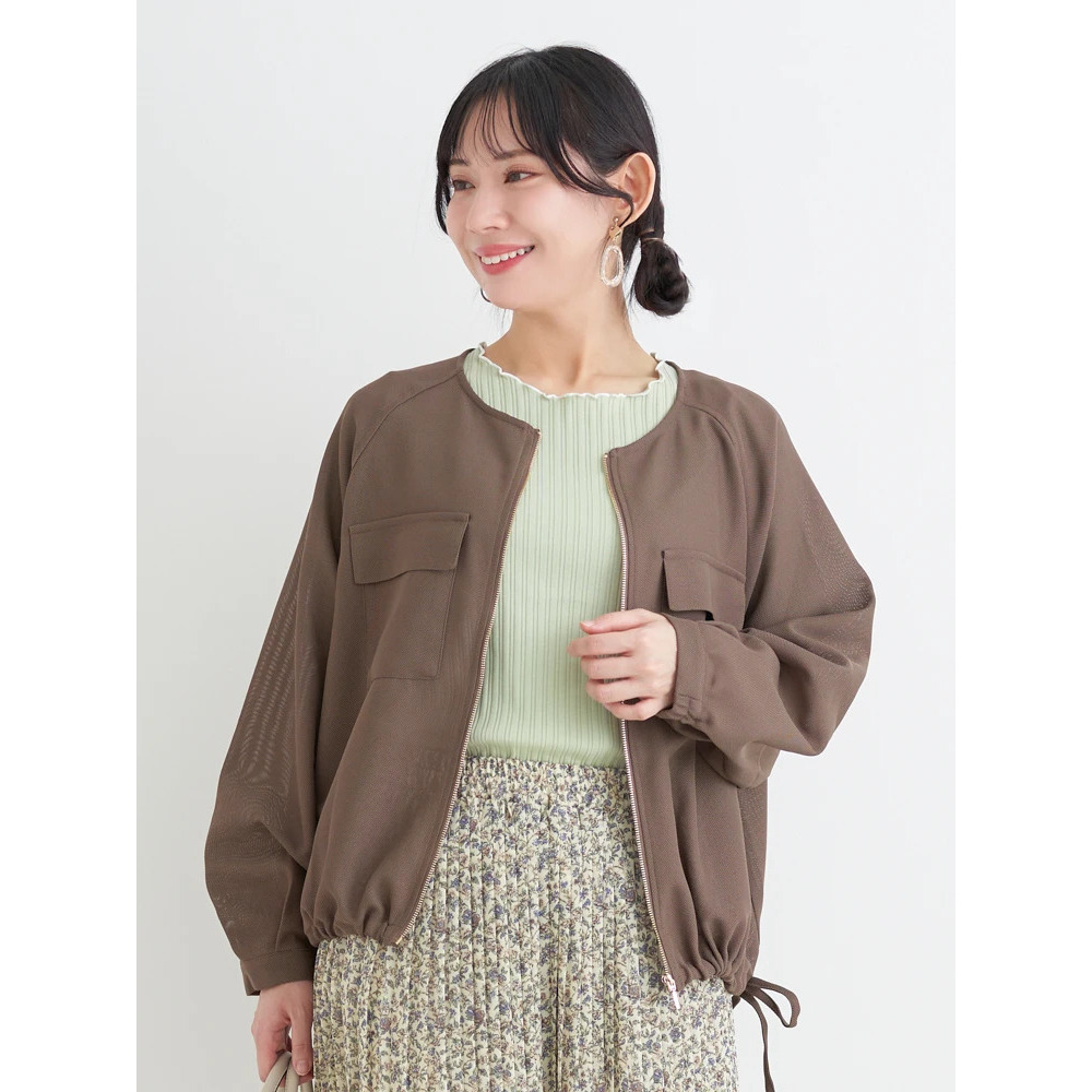 メッシュZIPジャケット