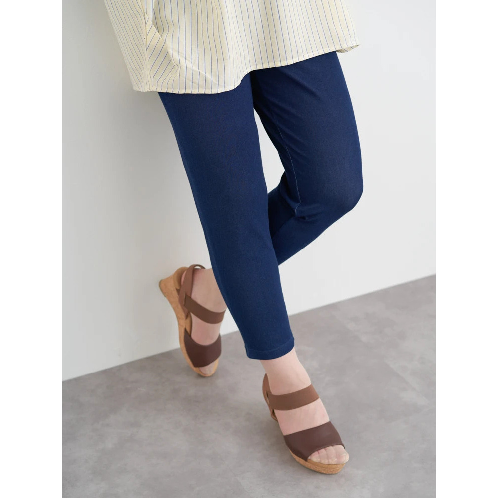 【接触冷感】－7℃ COOL DRY アンクルスキニーパンツ