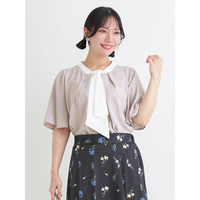 【ラクケア】マルチWAYボウタイブラウス