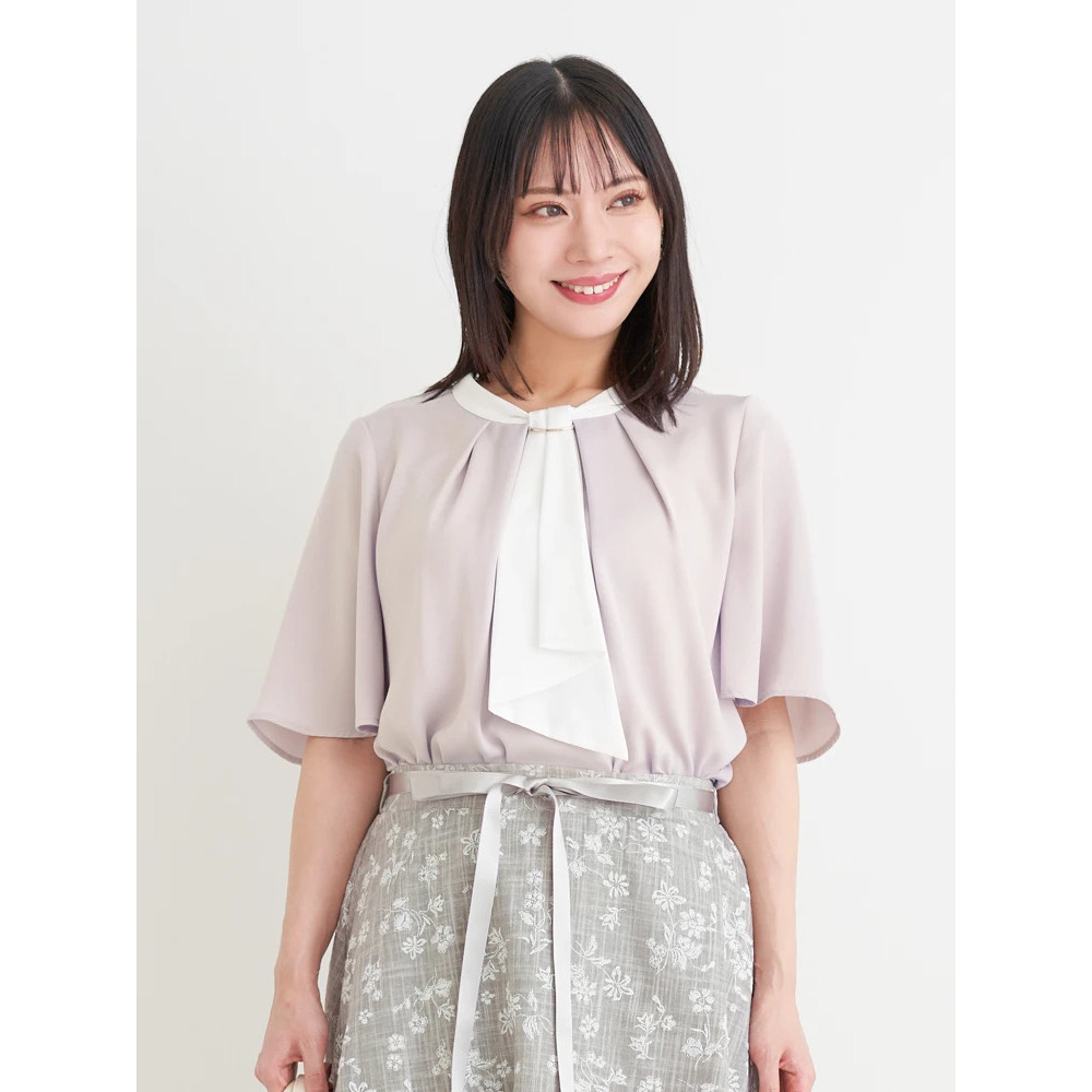【ラクケア】マルチWAYボウタイブラウス10