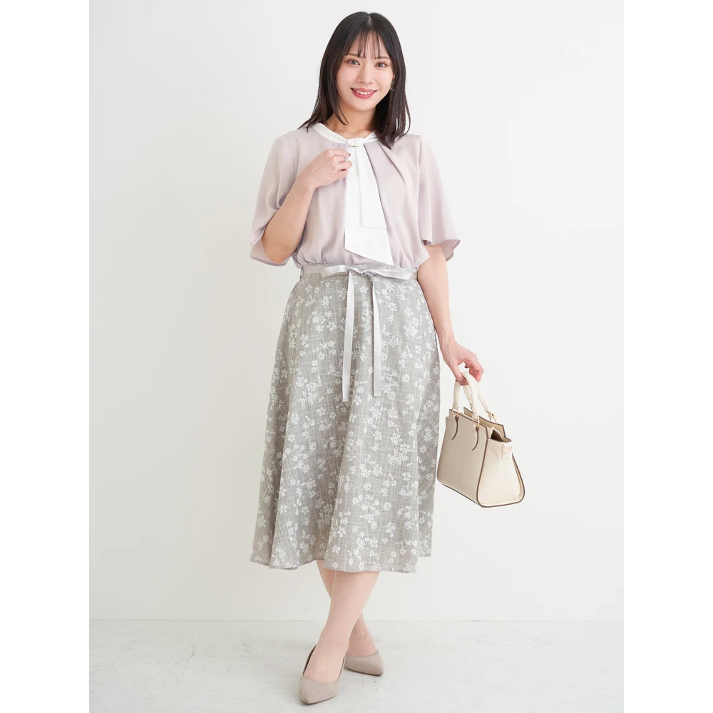 【ラクケア】マルチWAYボウタイブラウス13