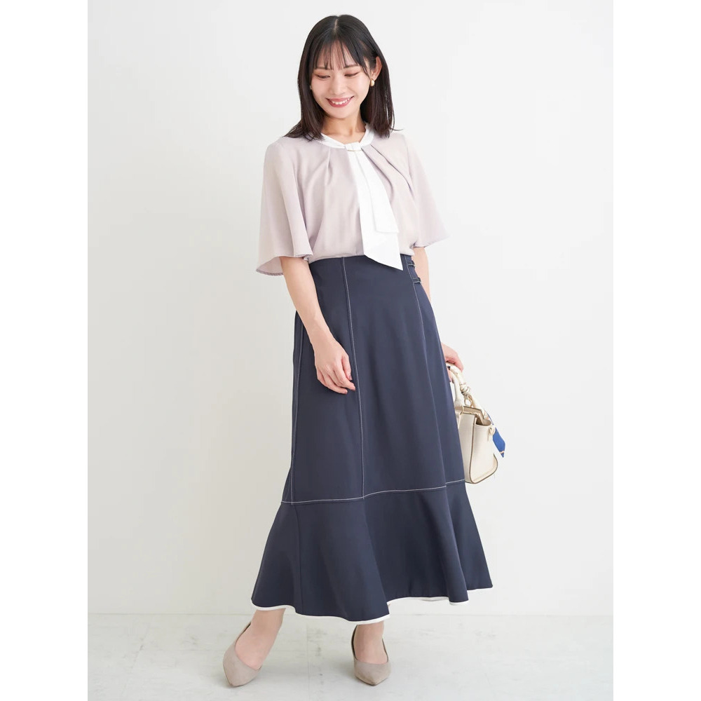 【ラクケア】マルチWAYボウタイブラウス16