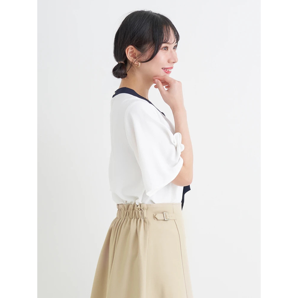 【ラクケア】マルチWAYボウタイブラウス21