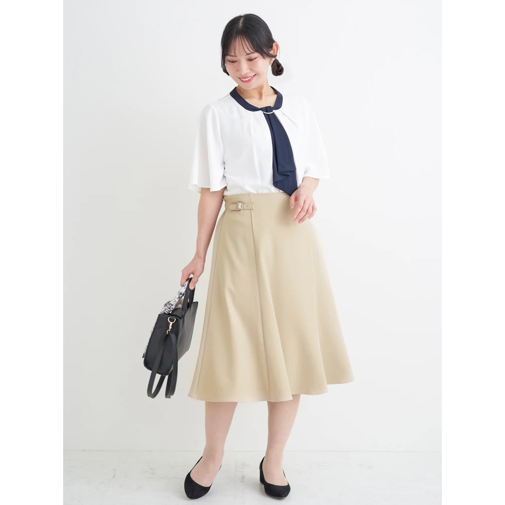 【ラクケア】マルチWAYボウタイブラウス23