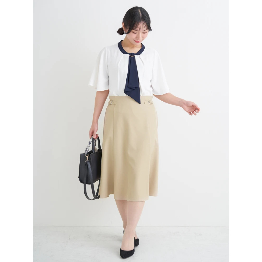 【ラクケア】マルチWAYボウタイブラウス25