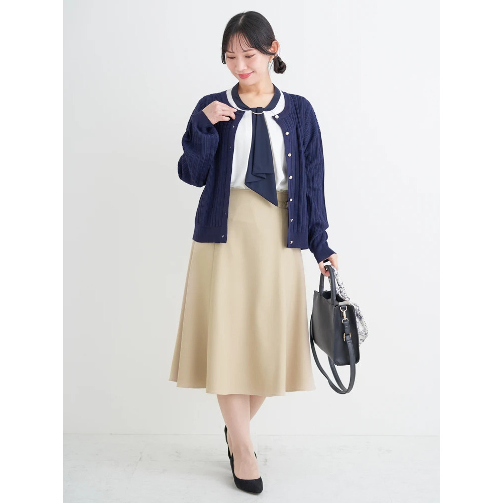 【ラクケア】マルチWAYボウタイブラウス29