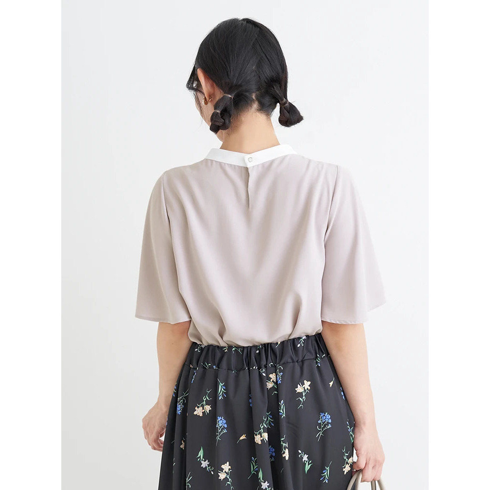 【ラクケア】マルチWAYボウタイブラウス4