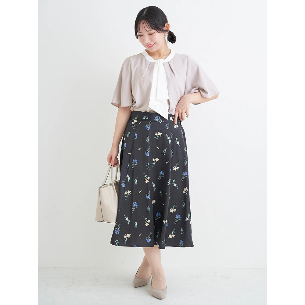 【ラクケア】マルチWAYボウタイブラウス5