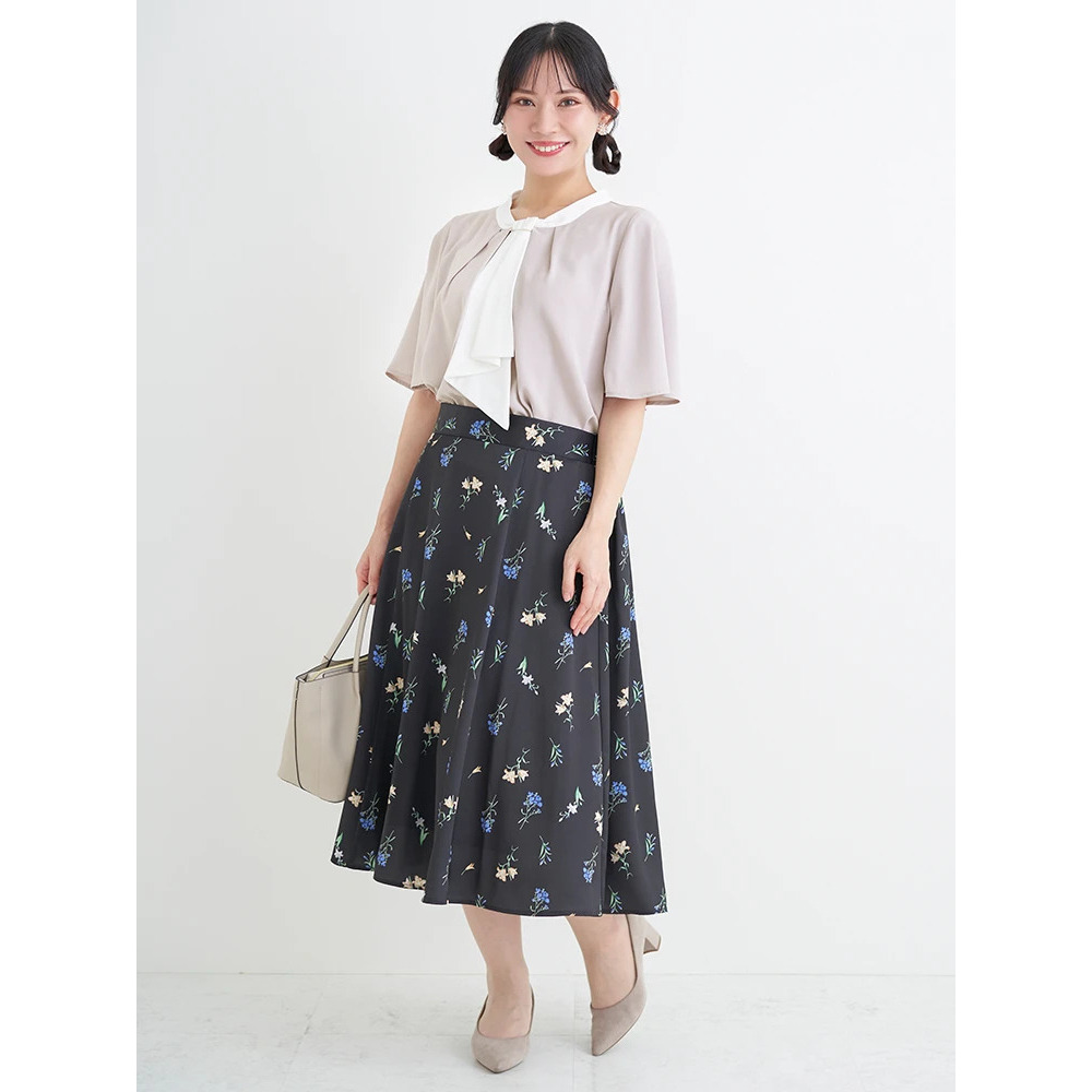 【ラクケア】マルチWAYボウタイブラウス6