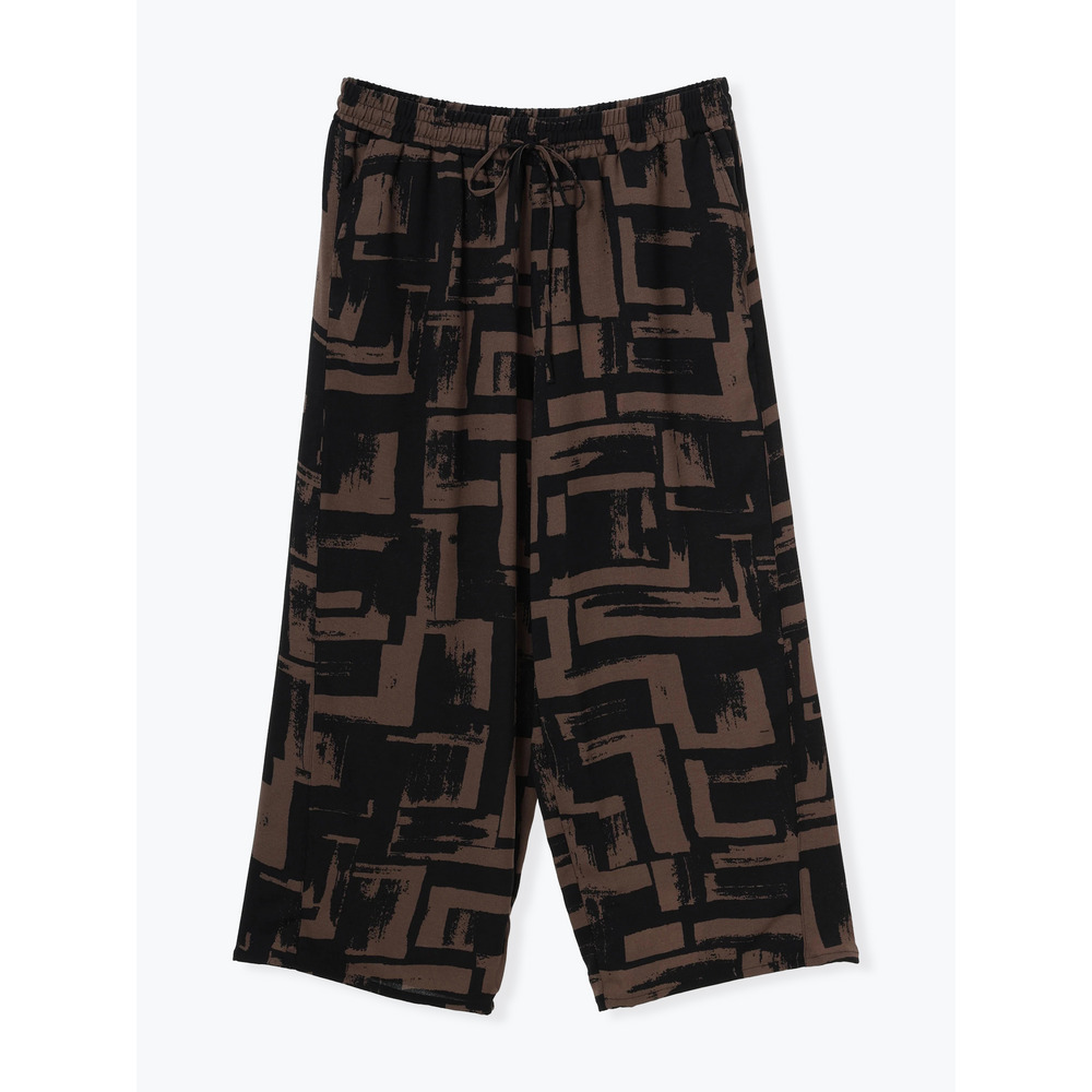 アソート柄ワイドパンツ