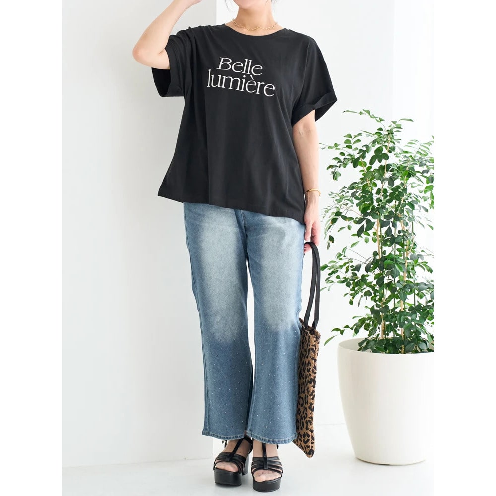 【接触冷感】ターンバックロゴ刺繍シャツ19