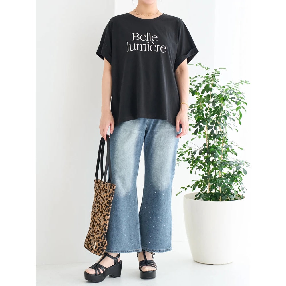 【接触冷感】ターンバックロゴ刺繍シャツ20