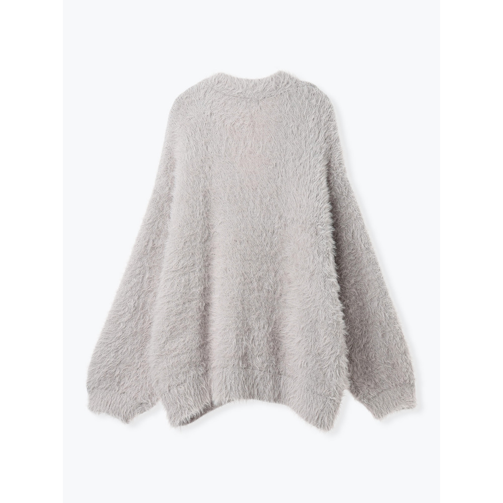 シャギーニットVネックゆるカーディガン30