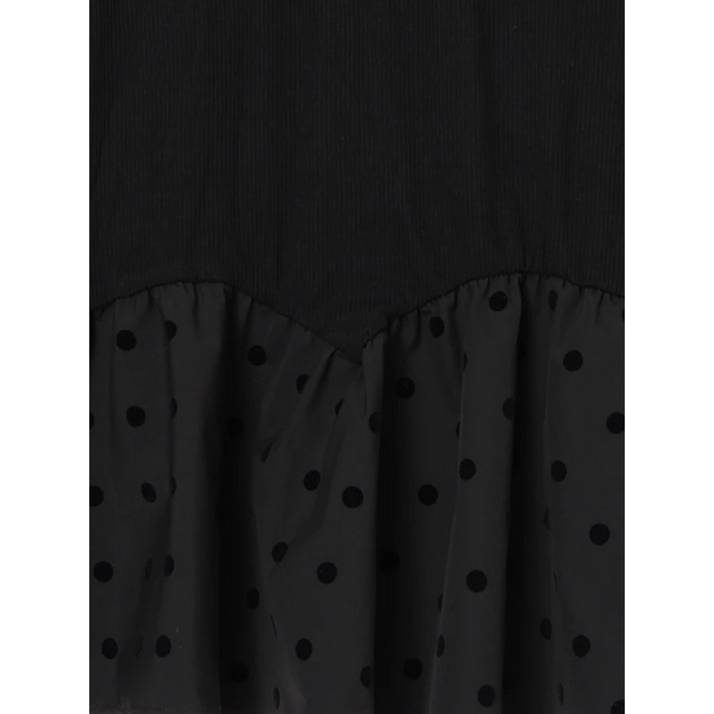 リブ×ドットペプラムトップス18