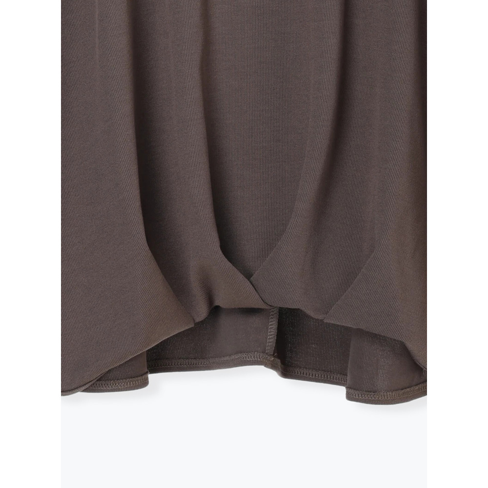 アクセサリー付き裾タックドルマンプルオーバー23