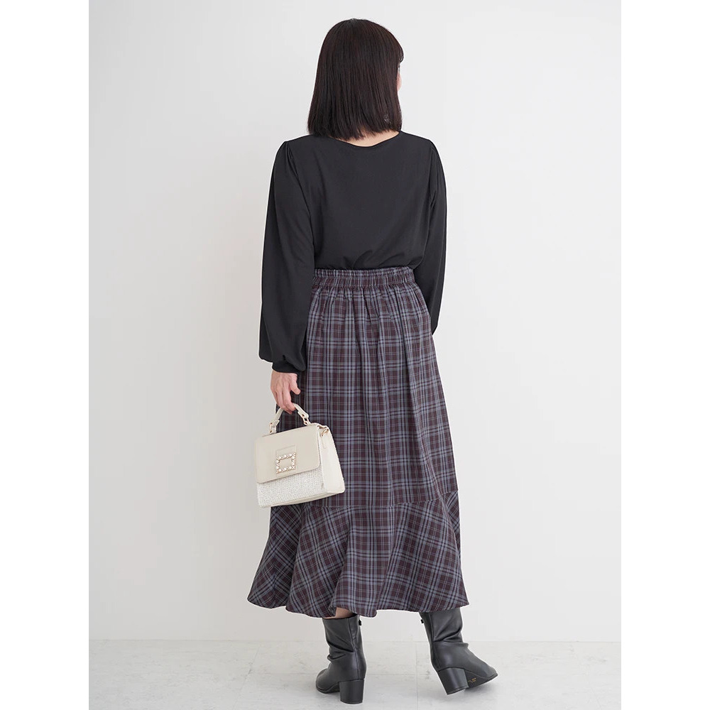 レース×リボンスクエアネックトップス11