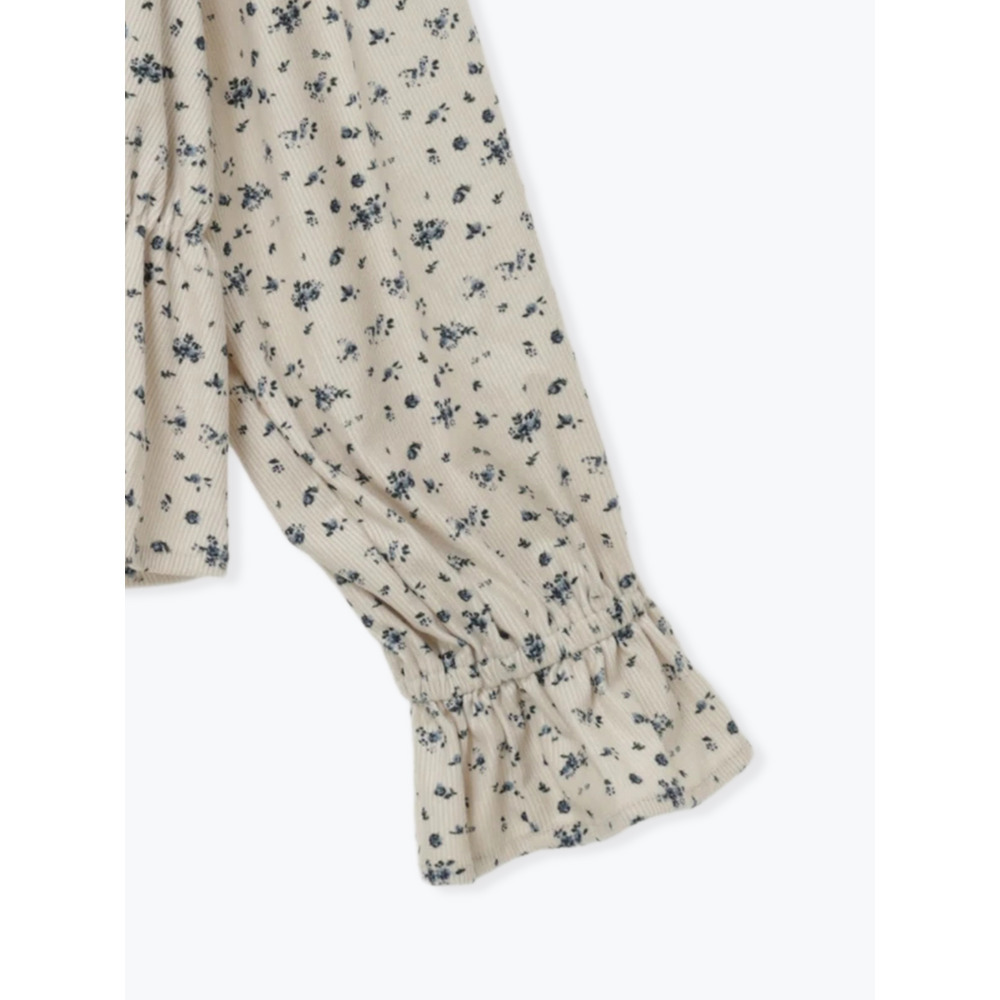 【WEB限定】花柄Wリボンカーディガン19