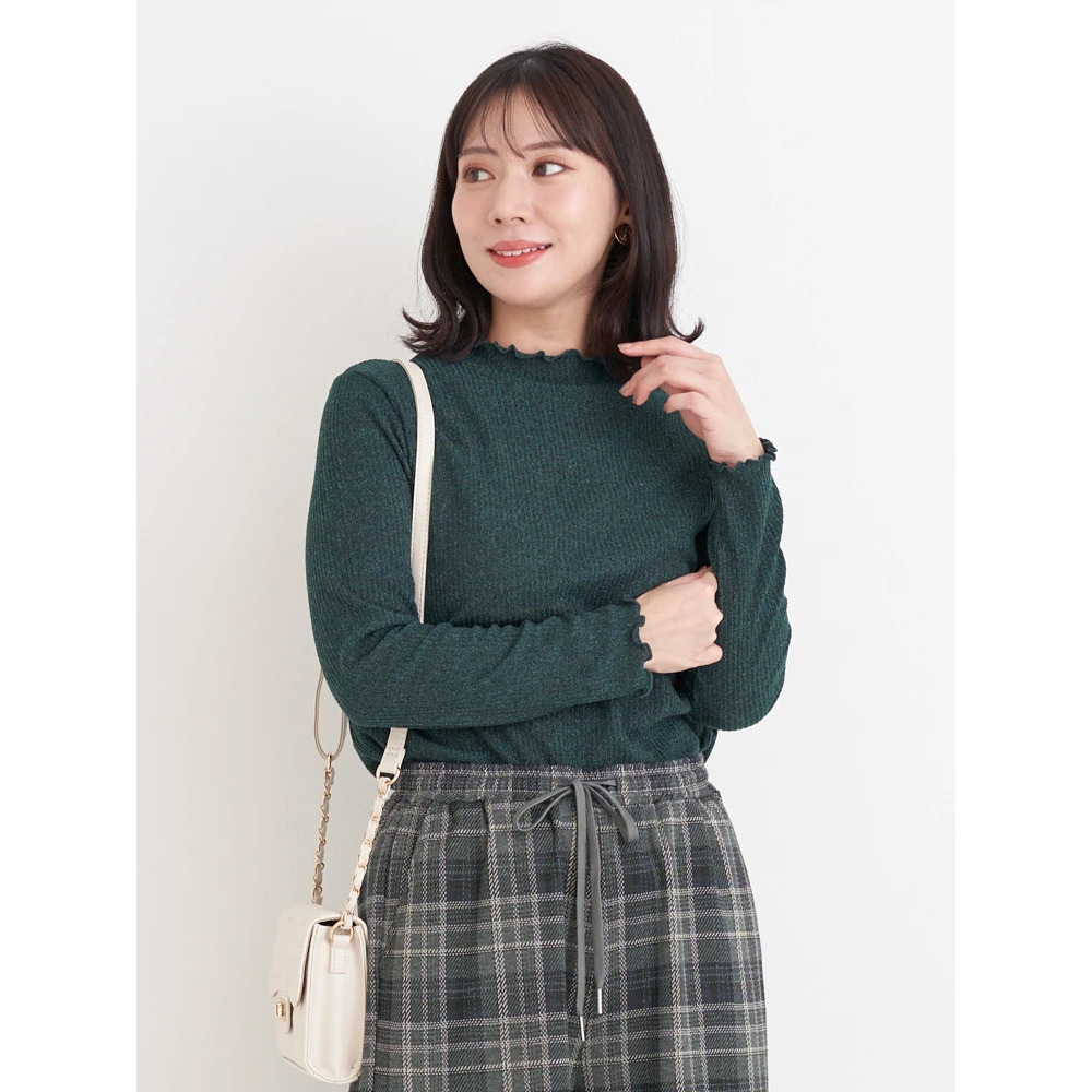 プチハイネックメロートップス20