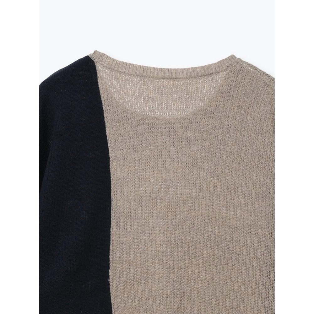 配色ニットプルオーバー26