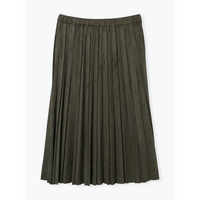 スエードポンチプリーツスカート