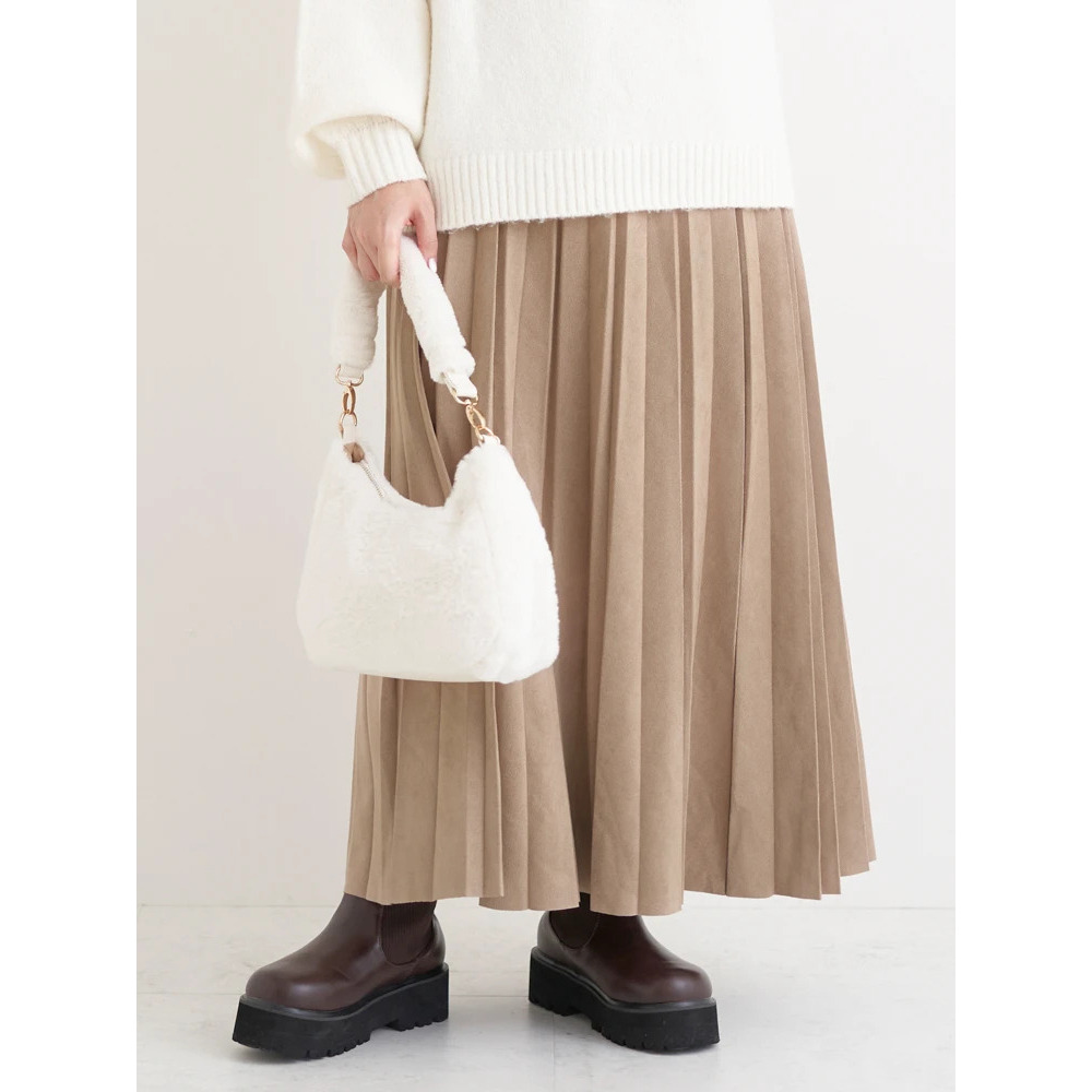 スエードポンチプリーツスカート12