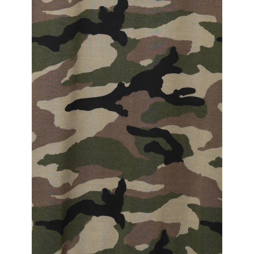 迷彩柄プリント裏毛ZIPパーカー16